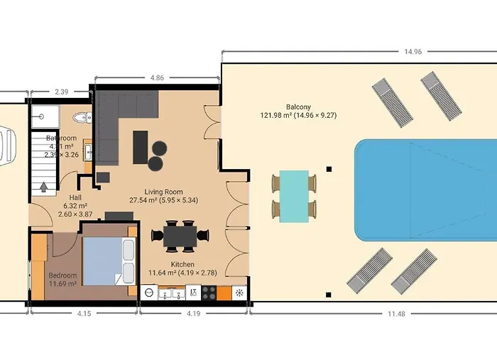 Hg07 Adjacent To Aphrodite Hills- Private Pool, Large Terrace